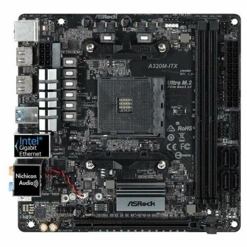 Материнская плата ASROCK A320M-ITX