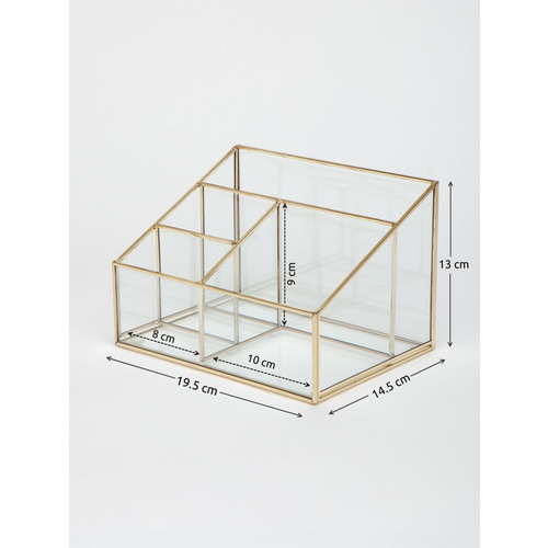 Стеклянный органайзер с выдвижной полочкой 2350₽