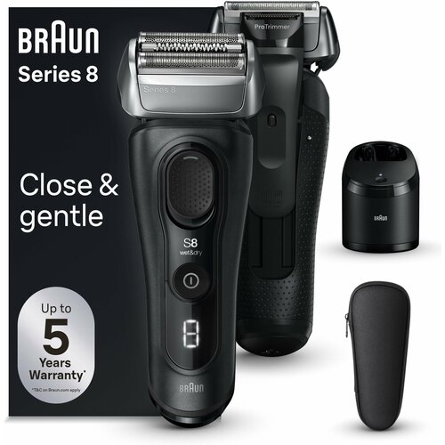 Электробритва Braun Series 8 8560cc Черный 218184 станция очистки и зарядки braun smartcare 4 в 1 для series 5 6 7 81697133