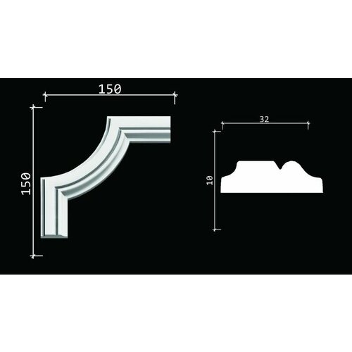 Угловой элемент к молдингу DD603 C1-DD603