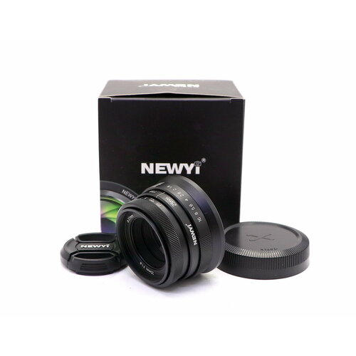 Newyi 25mm f/1.8 II Black Fujifilm FX объектив 7artisans 25mm f1 8 fujifilm x серебристый