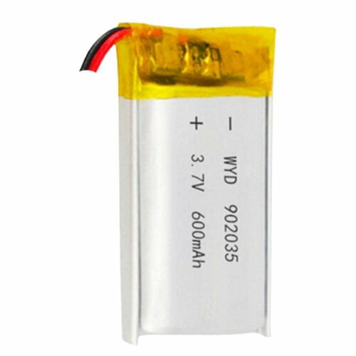 Аккумулятор (батарея) 902035 600mAh 3,7v (35х20х9 мм)