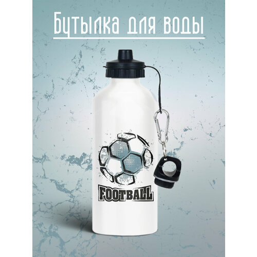 Спортивная бутылка для воды Футбол от бренда Принт VOLK