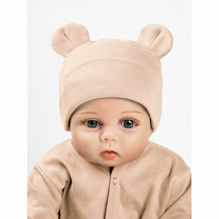 Чепчик бини Amarobaby Nature essence bear