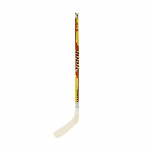 Клюшка хоккейная ЦСТ мини (700 мм) прямой крюк коричневый/желтый 4600753034398