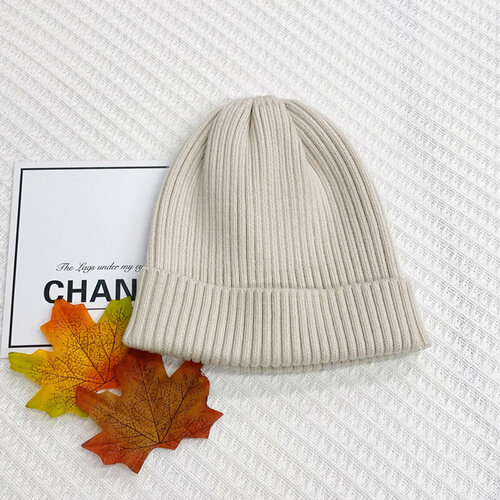 фото Шапка , размер m, бежевый flowbaby