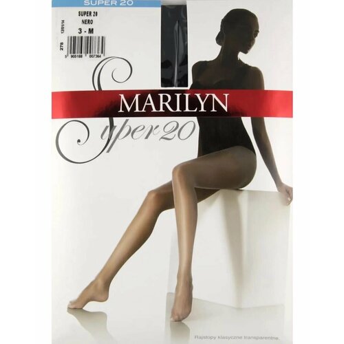 колготки в сетку charly p32 marilyn черный 1 2 Колготки Marilyn, 20 den, размер S/2, бежевый