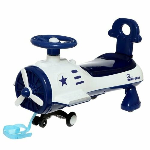 Каталка-толокар Бибикар звук бело-синий 16770₽