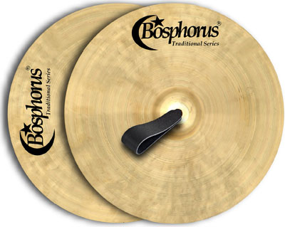 Marching cymbales Bosphorus Traditional T13MSH - Marching 13 inch Traditional series cymbals pair