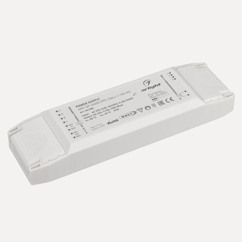 Изображение товара Блок питания ARV-SP-24090-PFC-DALI-1-10V-PD (24V, 3.75A, 90W) (Arlight, IP20 Пластик, 5 лет) 041386