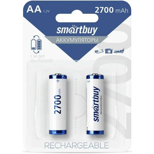 Аккумуляторные батарейки AA/Пальчиковые (HR6)2700 mAh, 2 шт (NiMH)