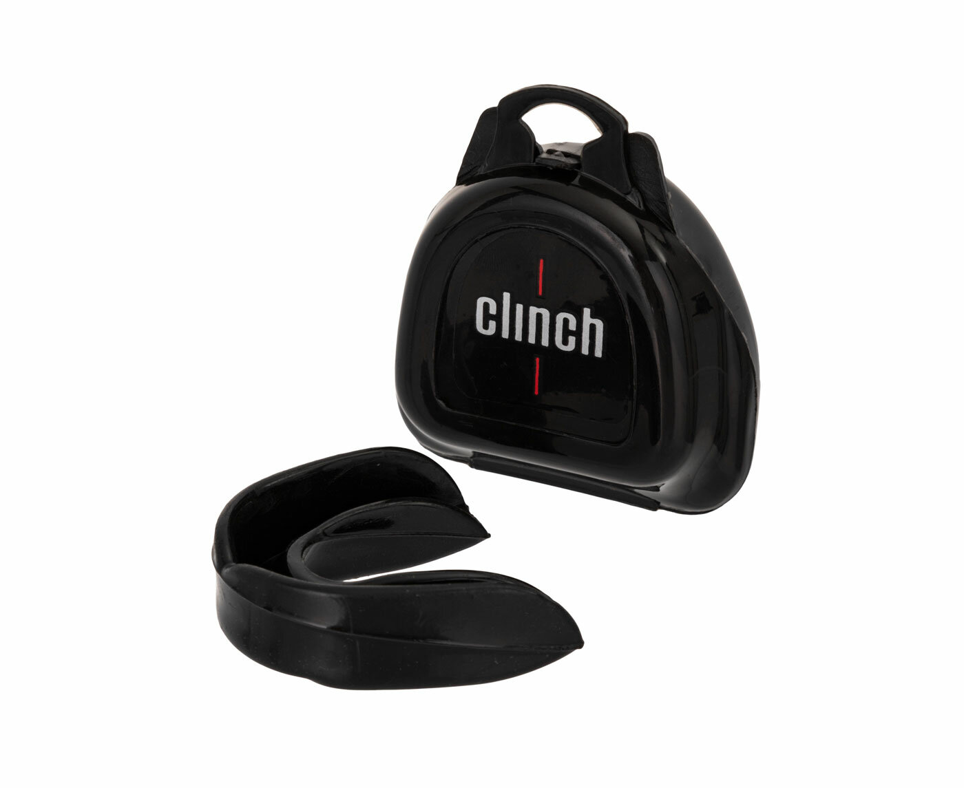 Капа одночелюстная Clinch Olimp Single Layer Mouthguard черная (размер Senior)