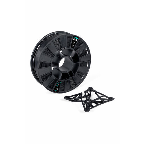 NYLON666 пластик для 3д печати (стеклонаполненный), черный, 750грамм PIC