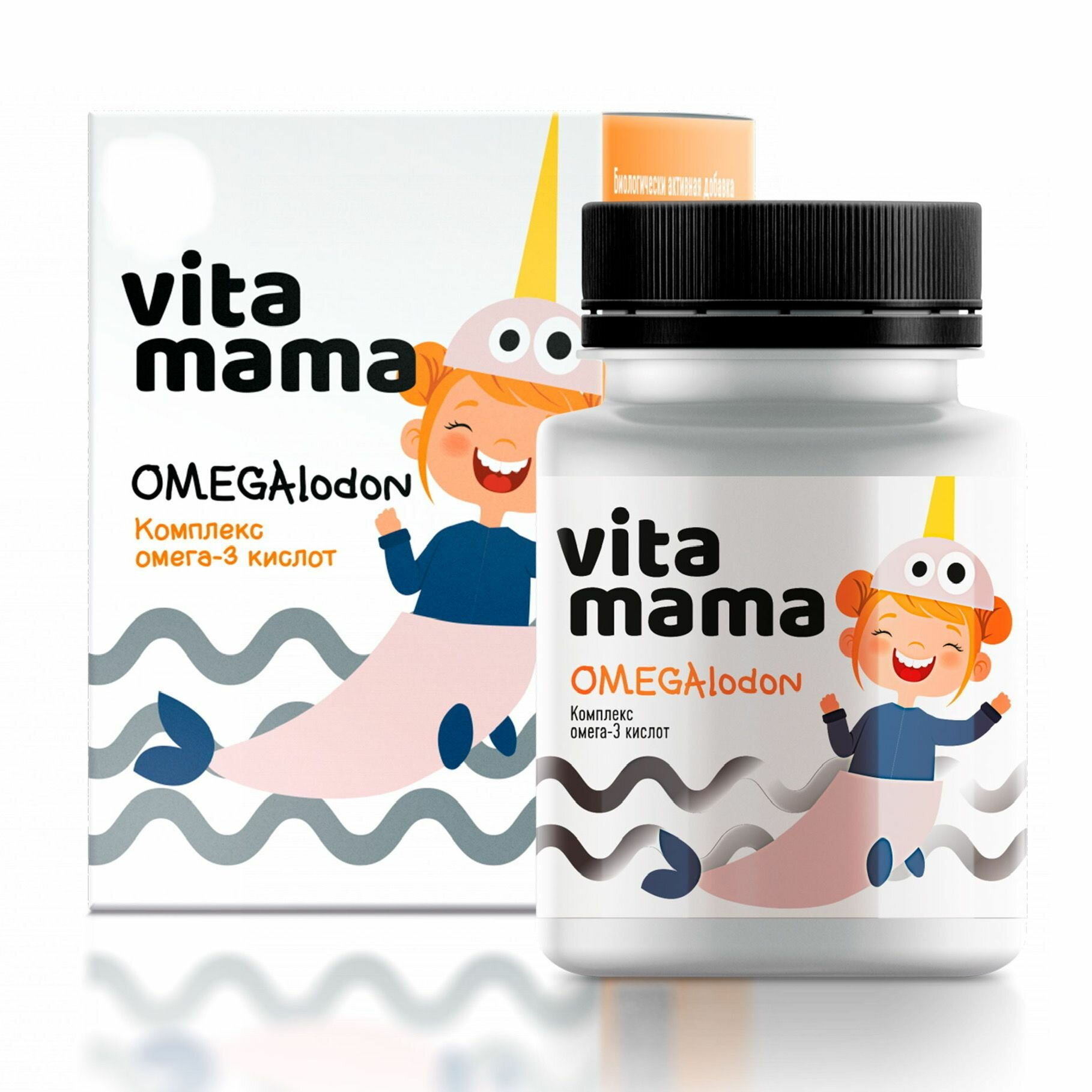 OMEGAlodon (классик), комплекс омега-3 кислот Vitamama, Сибирское здоровье, 60 капсул