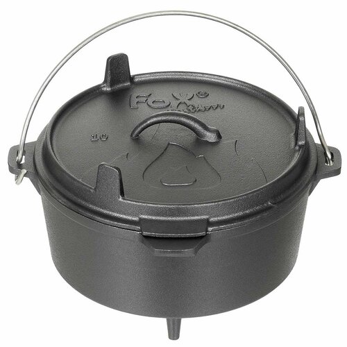 походная посуда fox outdoor cast iron pot 5 l Походная посуда Fox Outdoor Dutch Oven Cast Iron 3.8 L