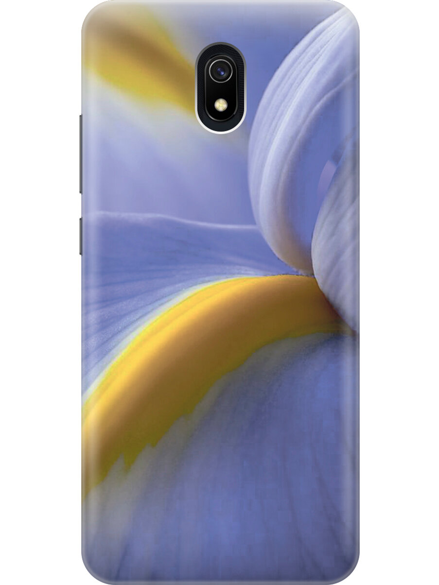 Силиконовый чехол на Xiaomi Redmi 8A, Сяоми Редми 8А с принтом "Синяя калла"