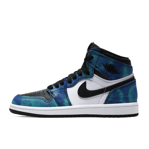фото Кроссовки nike air jordan 1 retro high og, размер 28 eu, белый, черный