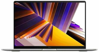 16" Ноутбук Xiaomi Redmi Book 16, 1920х1200 IPS 60Гц, Intel Core i5-12450H (2.0 ГГц), RAM 16 ГБ LPDDR5, SSD 512 ГБ, Intel UHD Graphics, Windows 11 Pro + MS Office Pro, Серый, Русская раскладка (JYU4585CN)