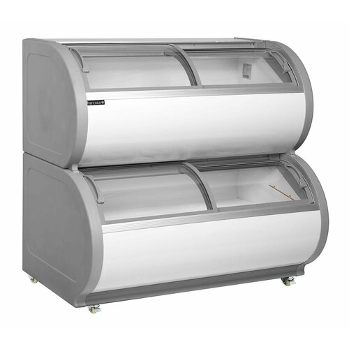 Ларь морозильный двухъярусный TEFCOLD TD500 морозильник до -21С с 10 корзинами на колесах и с подсветкой 24777500₽