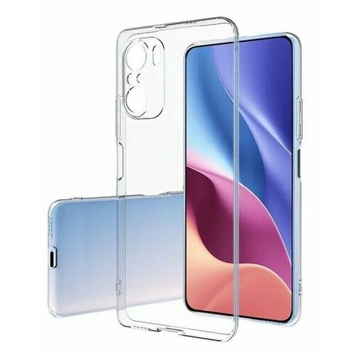 Накладка силиконовая FaisON для Poco F3 / Xiaomi Mi 11i прозрачная no fingerprint matte glass for xiaomi redmi note 11 10i 10s 9 pro max 11t lite 11i 11x poco x3 f3 gt m4 m3 pro screen protector