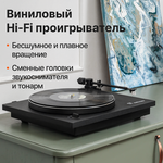 Виниловый проигрыватель Radiotehnika LP001 Black - изображение