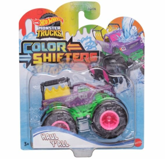 Машинка Mattel "Hot Wheels", Monster Trucks, №1, меняющая цвет