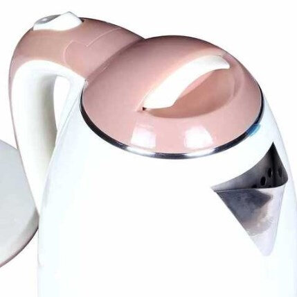 фото Электрический чайник "R7838" белый/розовый от бренда RAF - это безопасный и удобный чайник для дома, который прослужит вам верой и правдой долгие годы!