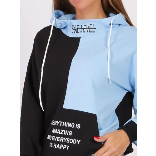 фото Худи miki, размер 48, голубой