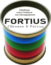 Набор кистевых эспандеров "Fortius", 3 шт. (10, 20, 30 кг) (тубус)