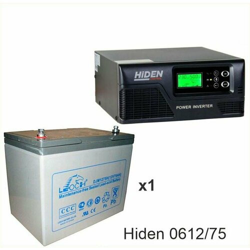 ИБП Hiden Control HPS20-0612 + LEOCH DJM1275 ибп hiden control hps20 0312 leoch djm1275