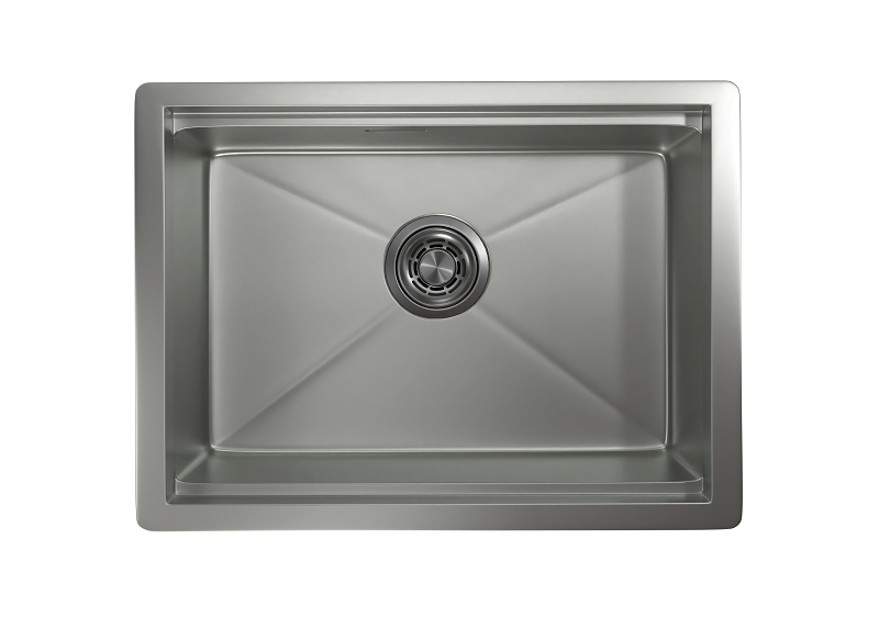 Кухонная мойка Granula Kitchen Space 44,5х60 KS-6045U графит матовый - фото №3