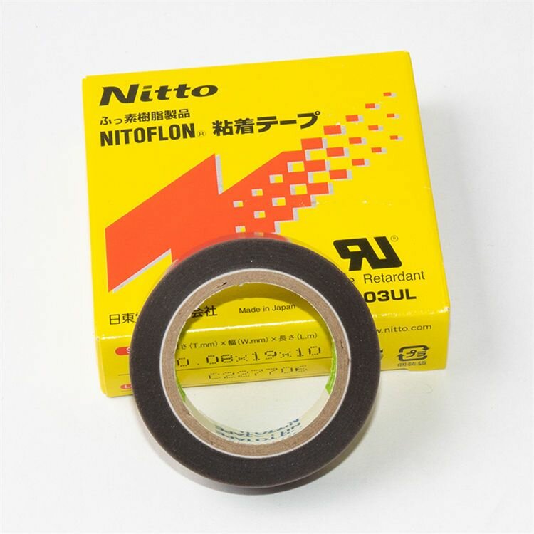 фото Нитофлон тефлоновая лента Nitto Denko Nitoflon Heat Resistance 903UL PTFE 0,08*19*10