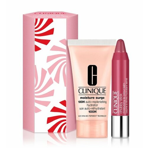 CLINIQUE Подарочный набор 100H 30ml MOISTURE Surge Intense + Бальзам помада для губ