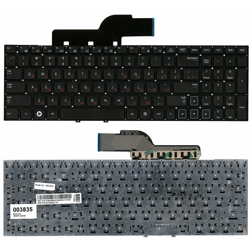 Клавиатура для Samsumg 300E5A-S0C черная клавиатура для ноутбука samsumg 300e5a s0c черная