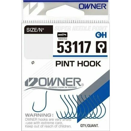 Крючки Owner 53117 № 02 (9шт) Pint Hook