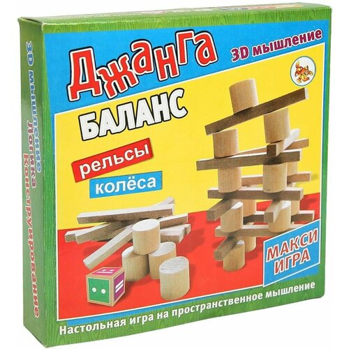 Деревянная падающая башня 