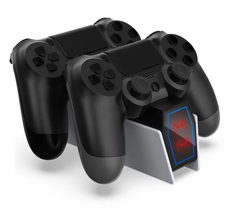 Зарядная станция для 2х геймпадов DualShock 4 (TP4-0417B) Black