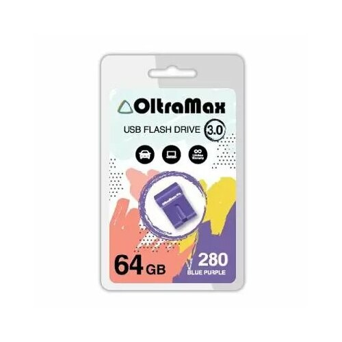 USB-флеш Oltramax OM 280 3.0 Blue Purple 64GB