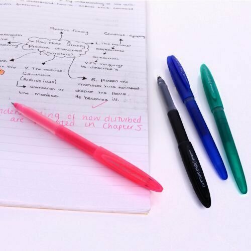 12 штук - Гелевая ручка Uni-Ball Signo GELSTICK UM-170 шарик 0.7 мм/линия 0.4 мм Япония, распродажа, Чёрный