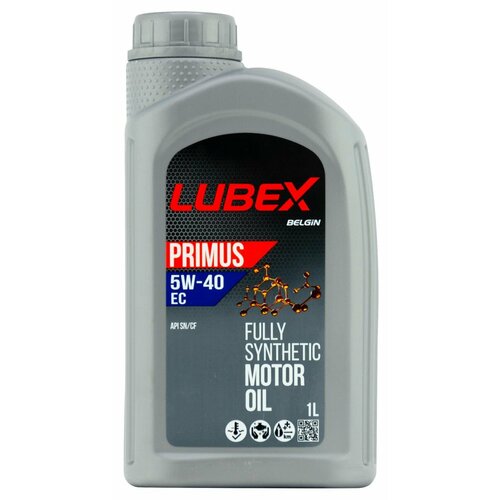 Синтетическое моторное масло LUBEX PRIMUS EC 5W-40 (1л)