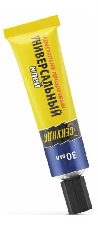 фото Клей универсальный Секунда 30 мл, кристально-прозрачный 403-232