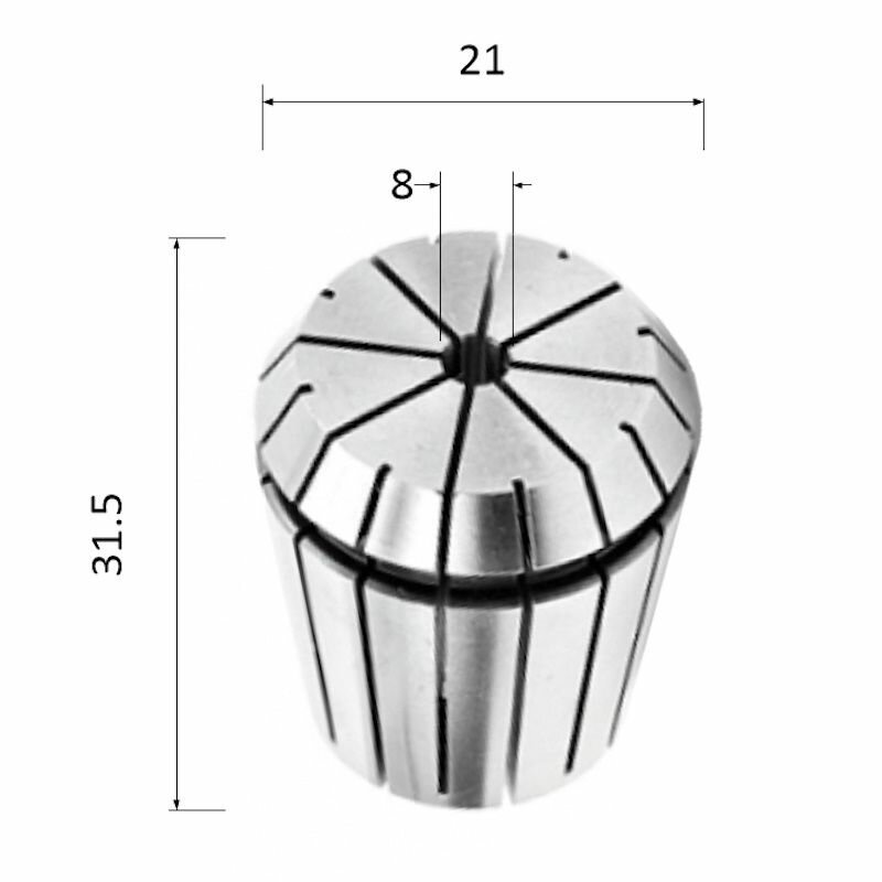 Цанга ER20-3.175 3.175 мм (биение 0008)