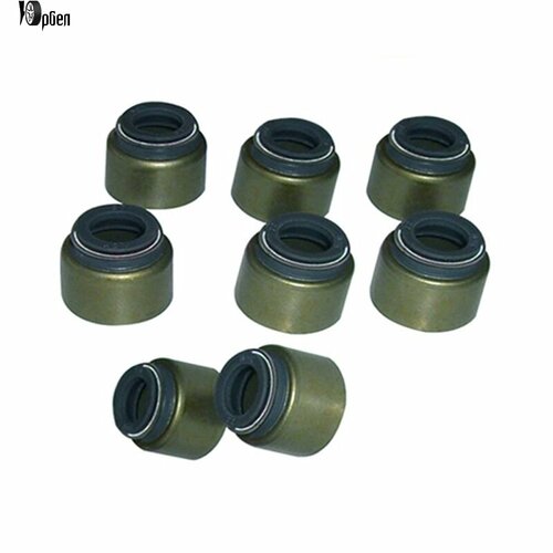 Сальники клапанов, впускные, (кт 8 шт) Lifan Solano 1.6L, Chery Tiggo 2.4L, Geely Otaka, Great Wall Hover 2.4L, Mazda 121 4791100701