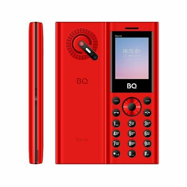 Сотовый телефон BQ 1858 Barrel Red+Black