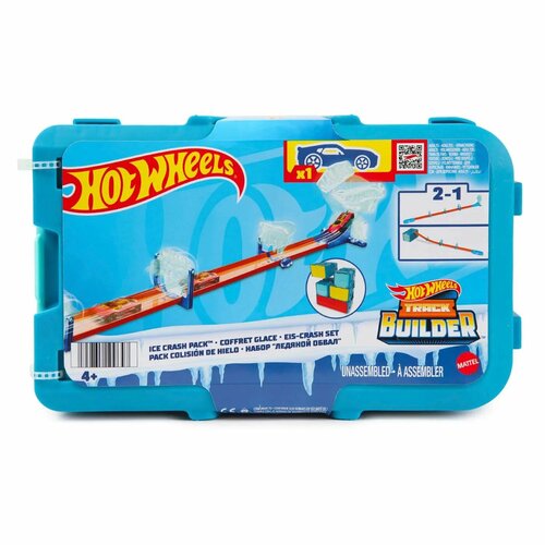 Набор игровой Hot Wheels Track Builder Стартовый набор в чемодане HKX40 игровой набор hot wheels hw track builder с машинкой hmc04