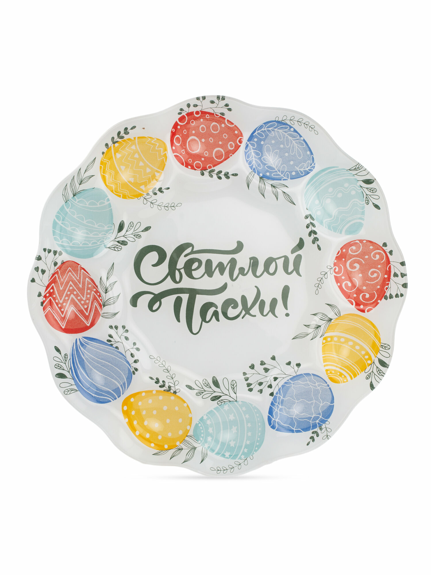 Подставка пасхальная для 12 яиц и кулича 29.5см SHELLEY — фото 1