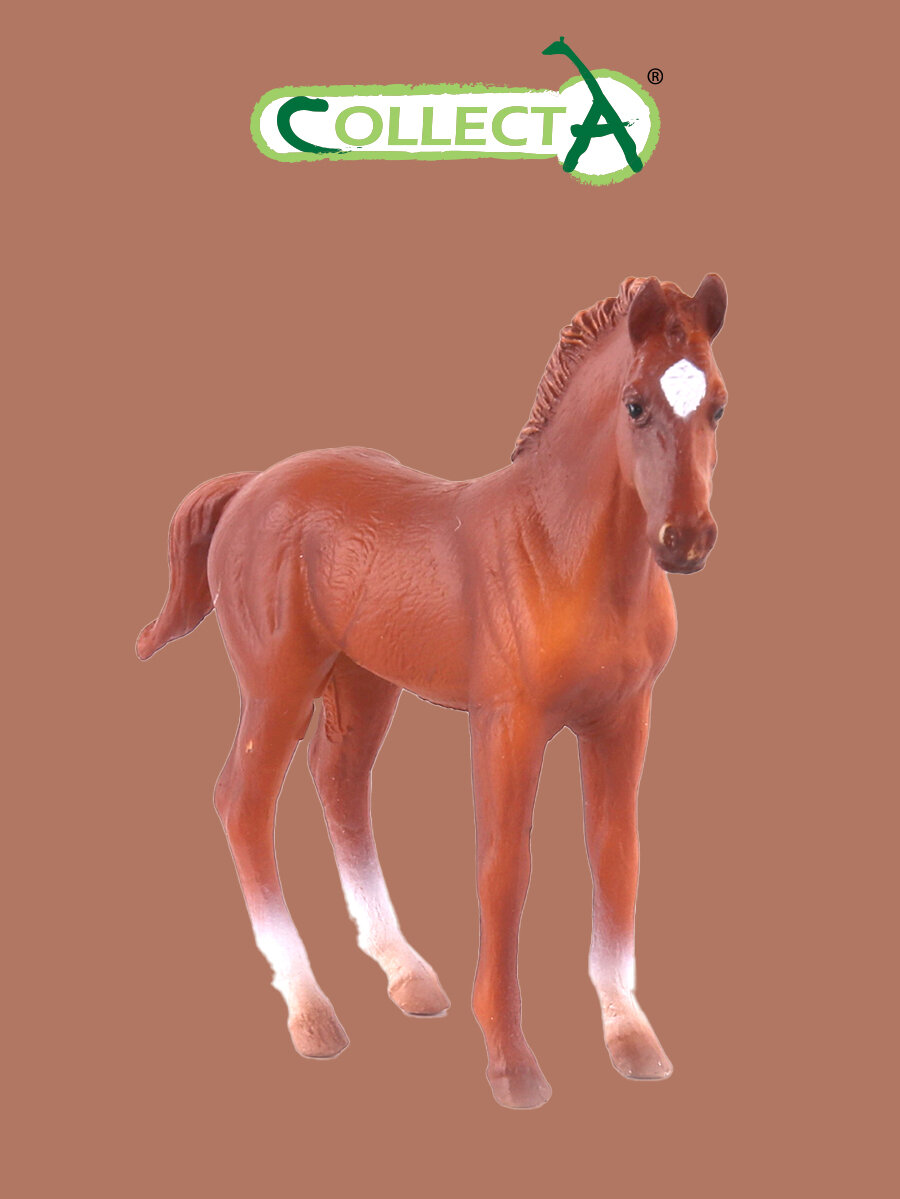Фигурка лошади Collecta, Жеребец чистокровный каштановый