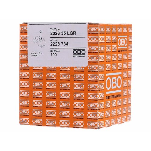 Зажим для ногтей 7 . 12мм 2026 35 LGR – OBO – 2228734 – 4012195219798