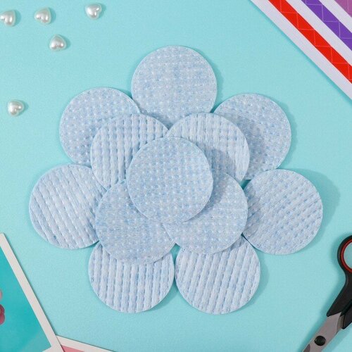 Ватные диски голубой 50 шт в пэ пакете 339₽