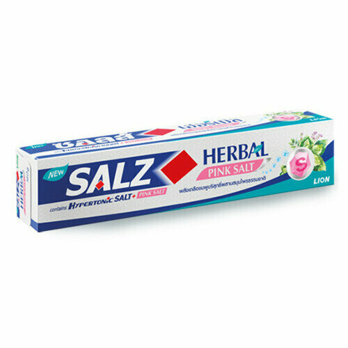 Lion Паста зубная с розовой гималайской солью – Salz herbal, 80г зубная паста lion salz herbal с розовой гималайской солью 90 г